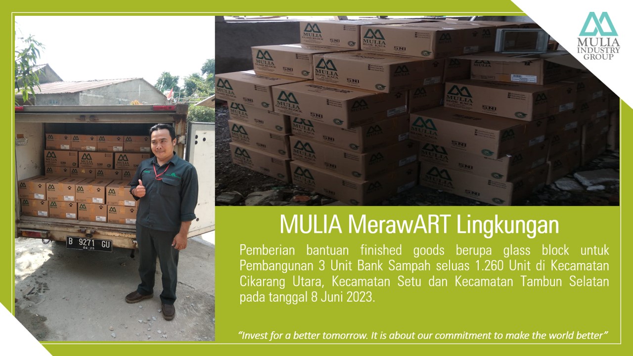 MULIA MerawART Lingkungan : Bantuan Glass Block